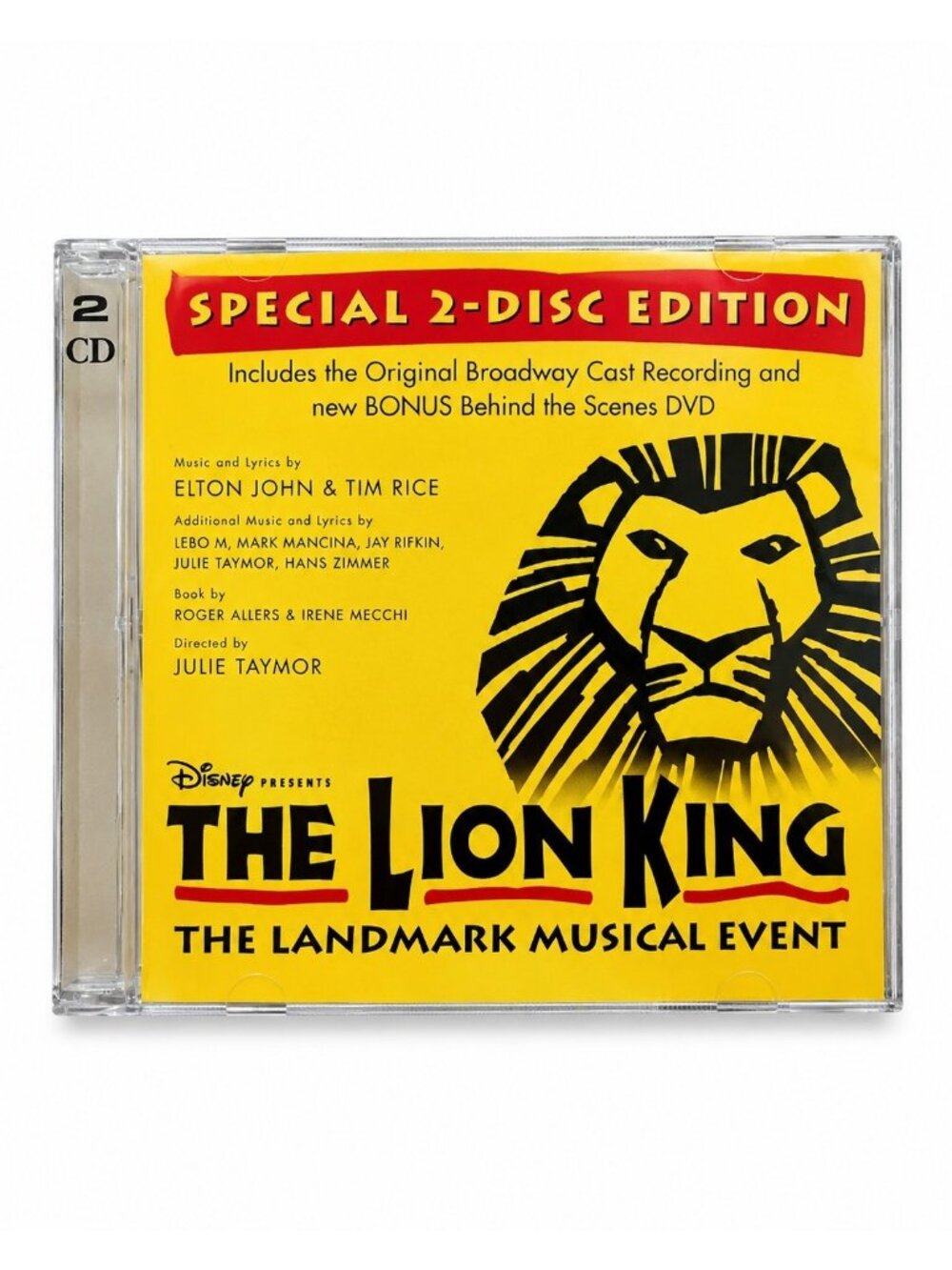 Disney The Lion King Original Broadway Cast Recording Special Edition CD & DVD